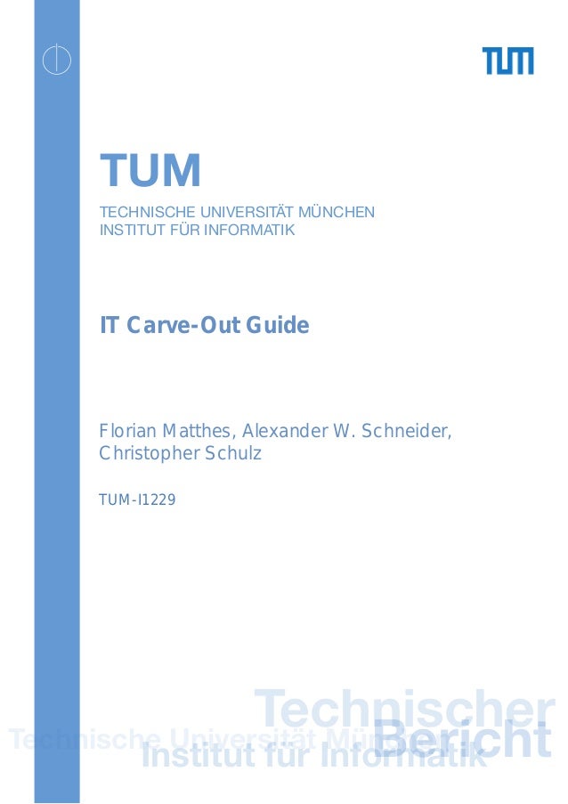 It Carve Out Guide By Tum University