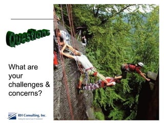 What are
your
challenges &
concerns?
 