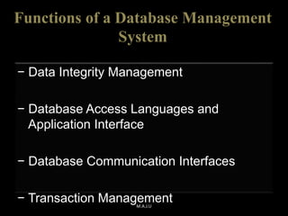 Database Management System | PPT