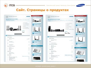 Комплексный проект Samsung «Кино Дома»



Сайт. Страницы о продуктах
 