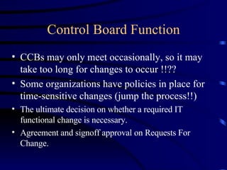 Ccb Process Flow IT Change Control Process | PPT
