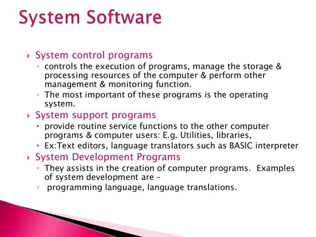 system software and application software, compiler, interpreter & as…