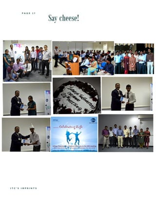 Say cheese!
        PAGE   27




ITC’S   IMPRINTS
 