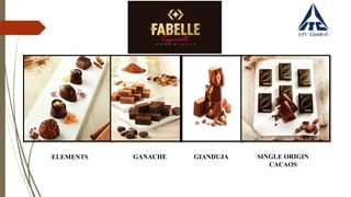 ELEMENTS GANACHE GIANDUJA SINGLE ORIGIN
CACAOS
 