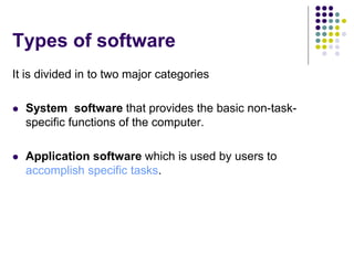 Itc lec 13 software and its types | PPT