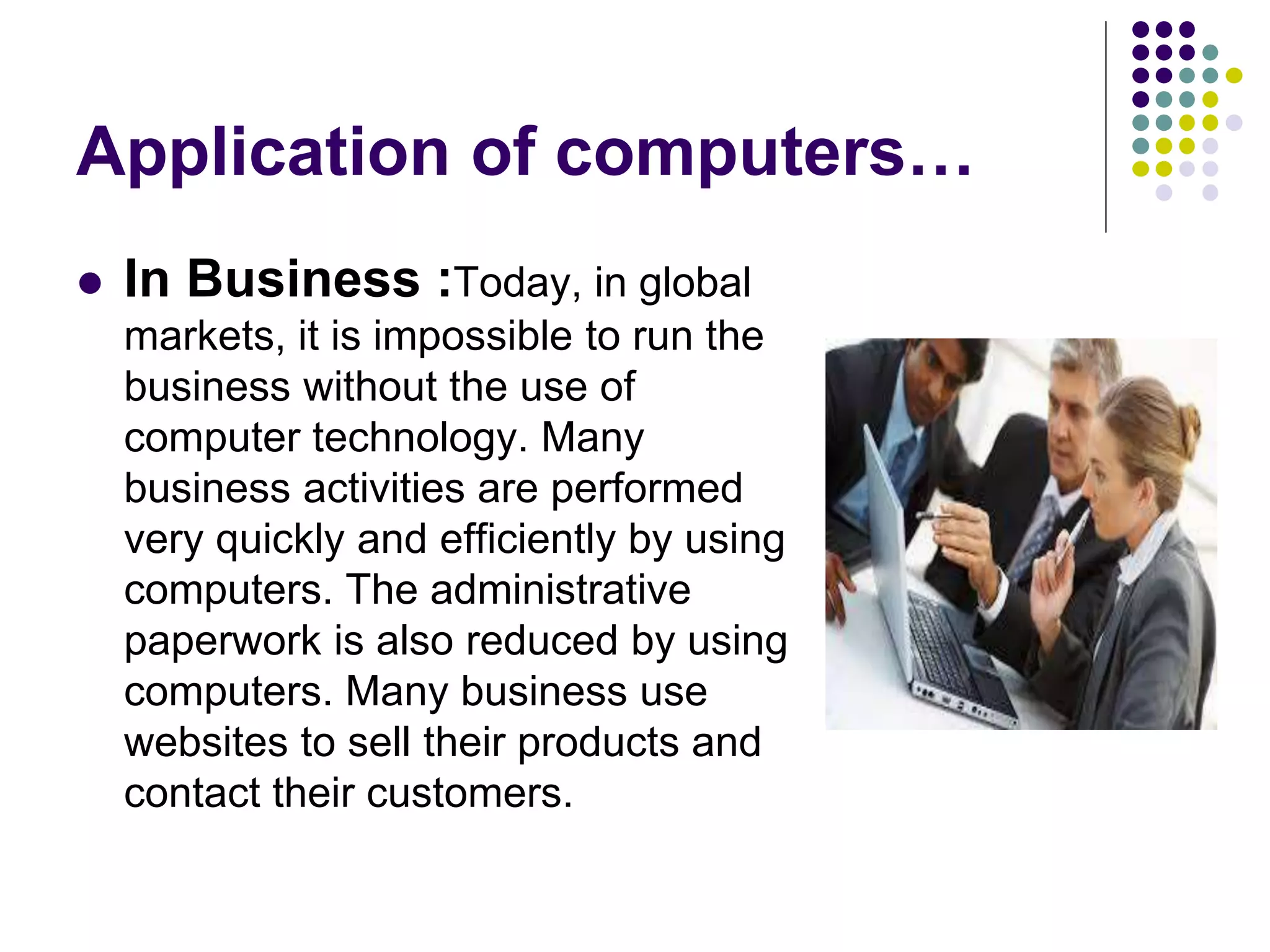 Itc lec 1 introduction to computer applications | PPT