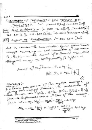 VTU E&C,TCE CBCS[NEW] 5th Sem Information Theory and Coding Module-1 notes(15&17scheme).