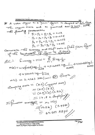 VTU E&C,TCE CBCS[NEW] 5th Sem Information Theory and Coding Module-1 notes(15&17scheme).