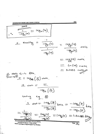 VTU E&C,TCE CBCS[NEW] 5th Sem Information Theory and Coding Module-1 notes(15&17scheme).