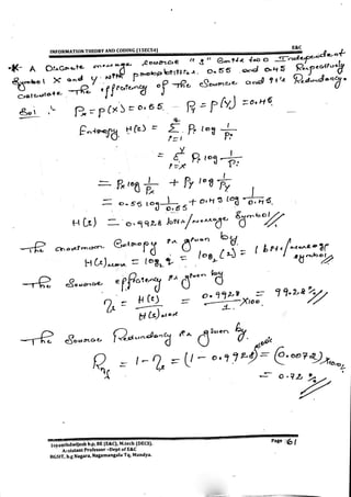 VTU E&C,TCE CBCS[NEW] 5th Sem Information Theory and Coding Module-1 notes(15&17scheme).