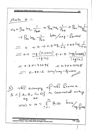 VTU E&C,TCE CBCS[NEW] 5th Sem Information Theory and Coding Module-1 notes(15&17scheme).