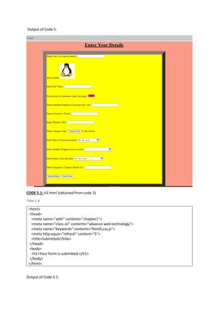 HTML codes 1 | PDF