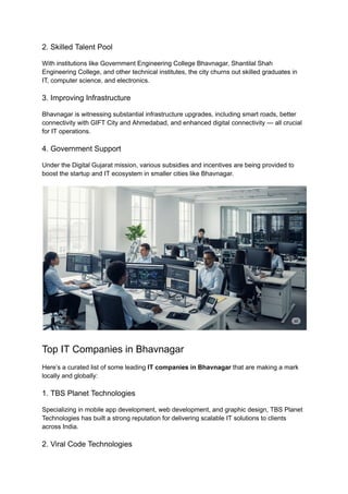IT Companies in Bhavnagar: The Emerging Tech Hub of Gujarat | PDF