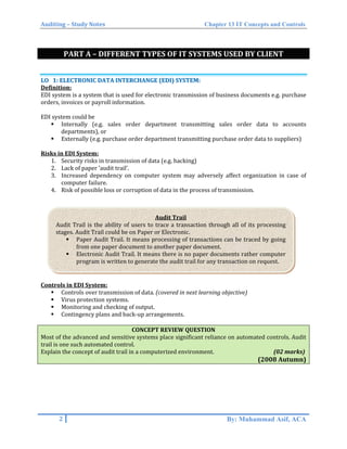 IT SYSTEMS , CONTROLS , CAATS AND FLOWCHARTS | PDF