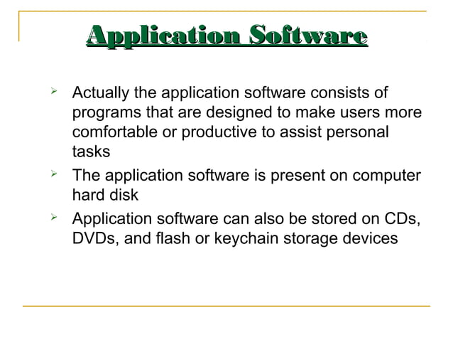 computer software | PPT