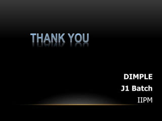 DIMPLE
J1 Batch
IIPM
 