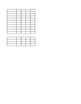 √   √
√   √
√   √
√   √
√   √
√   √
√   √
√   √
√   √
√   √
√   √


√   √
√   √
√   √
√   √
 