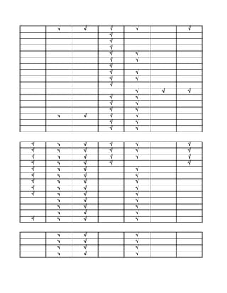 √   √   √   √       √
            √
            √
            √
            √   √
            √   √
            √
            √   √
            √   √
            √
                √   √   √
            √   √
            √   √
            √   √
    √   √   √   √
            √   √
            √   √


√   √   √   √   √       √
√   √   √   √   √       √
√   √   √   √   √       √
√   √   √   √           √
√   √   √       √
√   √   √       √
√   √   √       √
√   √   √       √
√   √   √       √
    √   √       √
    √   √       √
    √   √       √
√   √   √       √


    √   √       √
    √   √       √
    √   √       √
    √   √       √
 
