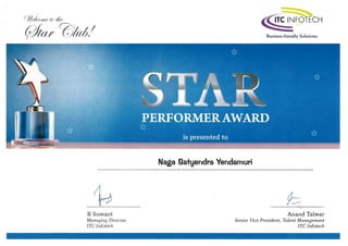 Star Performer Award