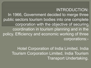 Itdc as Organisation By Kalyan S Patil | PPTX