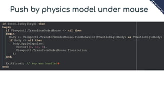 Creating 3D games and applications using Castle Game Engine | PDF
