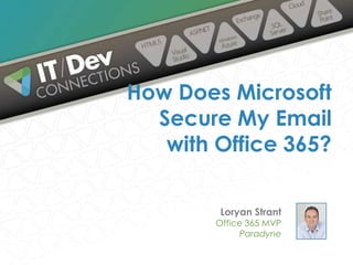 Loryan Strant
Office 365 MVP
Paradyne
How Does Microsoft
Secure My Email
with Office 365?
 