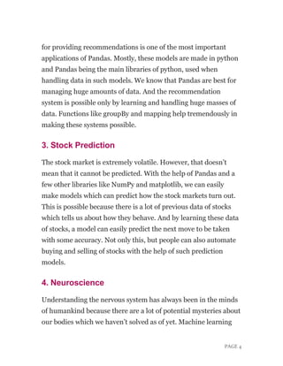 Detailed Report on Basics Of Pandas of Python | PDF