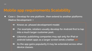 Build A Scalable Mobile App | PDF