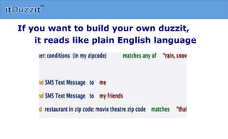 Quickly Mashup Info From the Cloud email  twitter  SMS text  blogs  social networks 