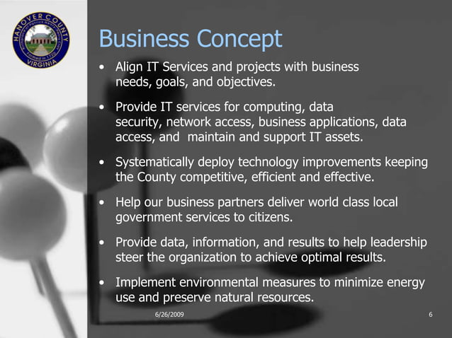 ITD Mission, Vision, Goals | PPT