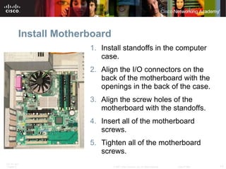 Computer Ite ITE1 - Chapter3 - Computer Assembly - Step by Step.ppt