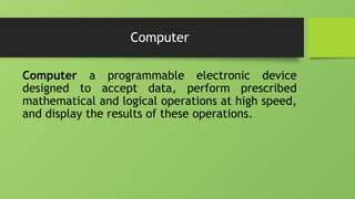 Computer Ite ITE-___Lesson-1--____Computer_--____pptx | PPTX