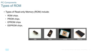Rom Computer Component ITE7_Chapter 01: Introduction to Personal Computer Hardware | PPTX
