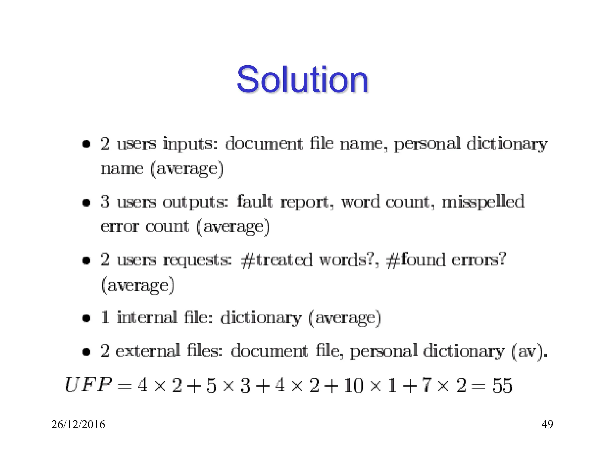 26/12/2016 49
Solution
 