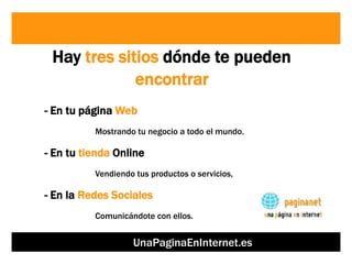 Una Página en Internet