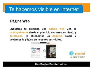 Una Página en Internet