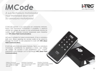 Cerradura con código - iCode 03 - iTEC - Access Controls