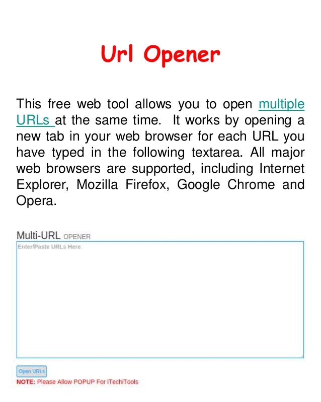 Online Character Count Tool And Url Opener