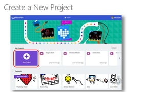 Create a New Project
 