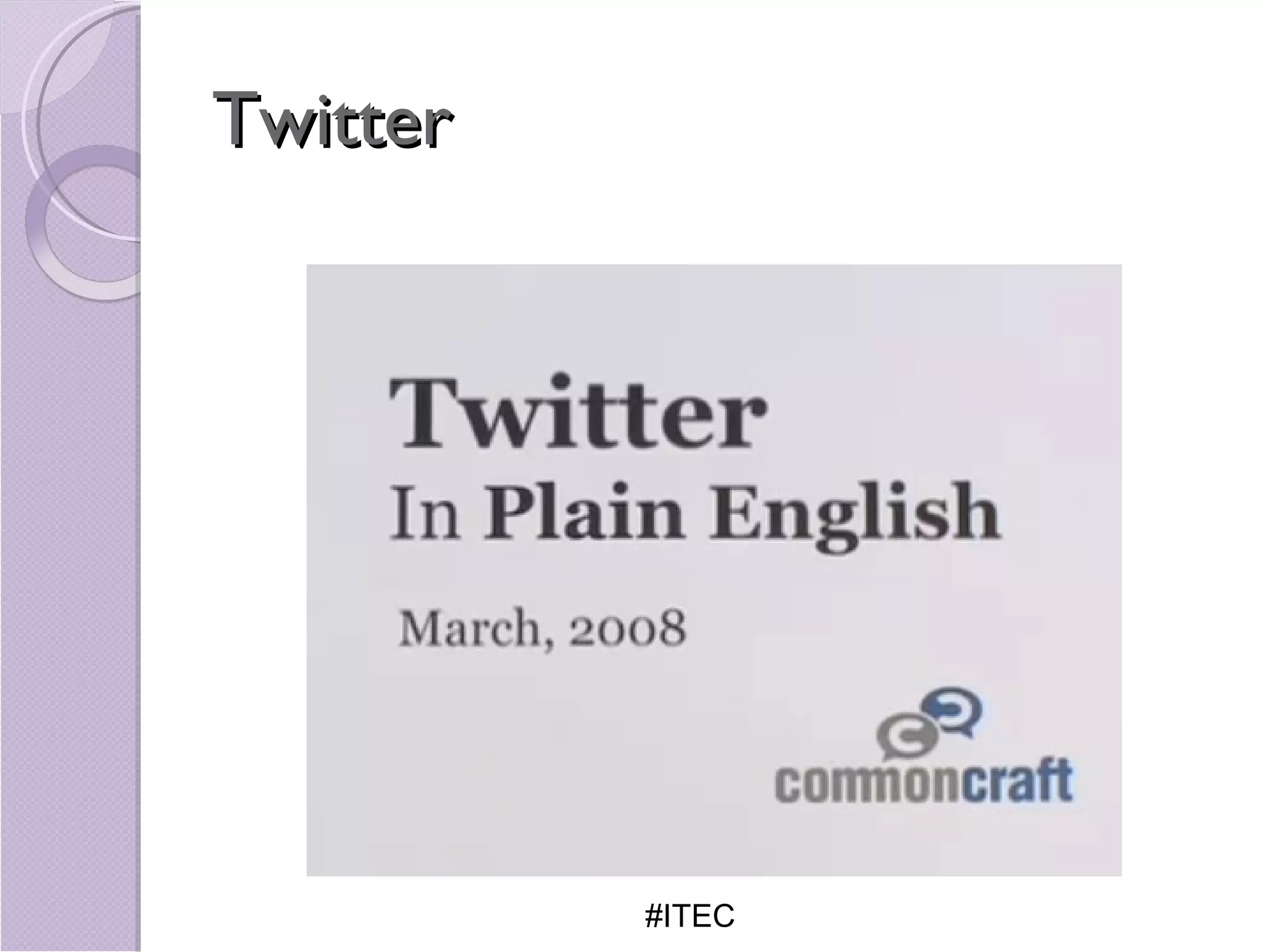 Twitter #ITEC 