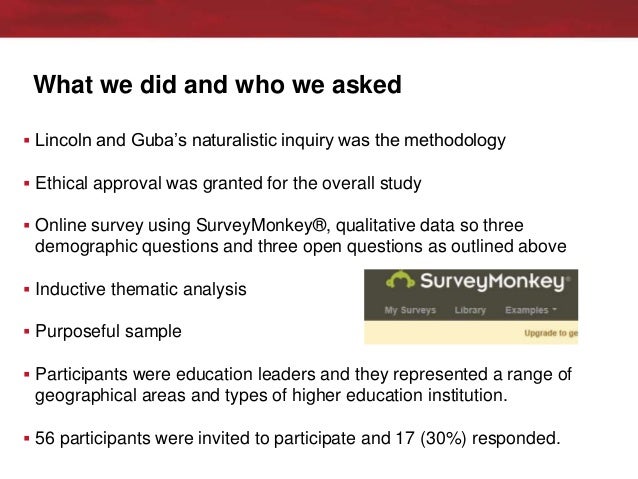 surveymonkey know who responded leaders Educational Developing