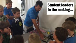 Student leaders
in the making…
 