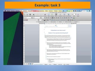 Example: task 3
 