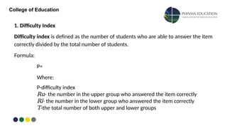 Item-Analysis.for.assessmantlearning.pptx
