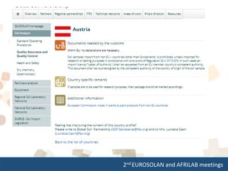 2nd EUROSOLAN and AFRILAB meetings
 