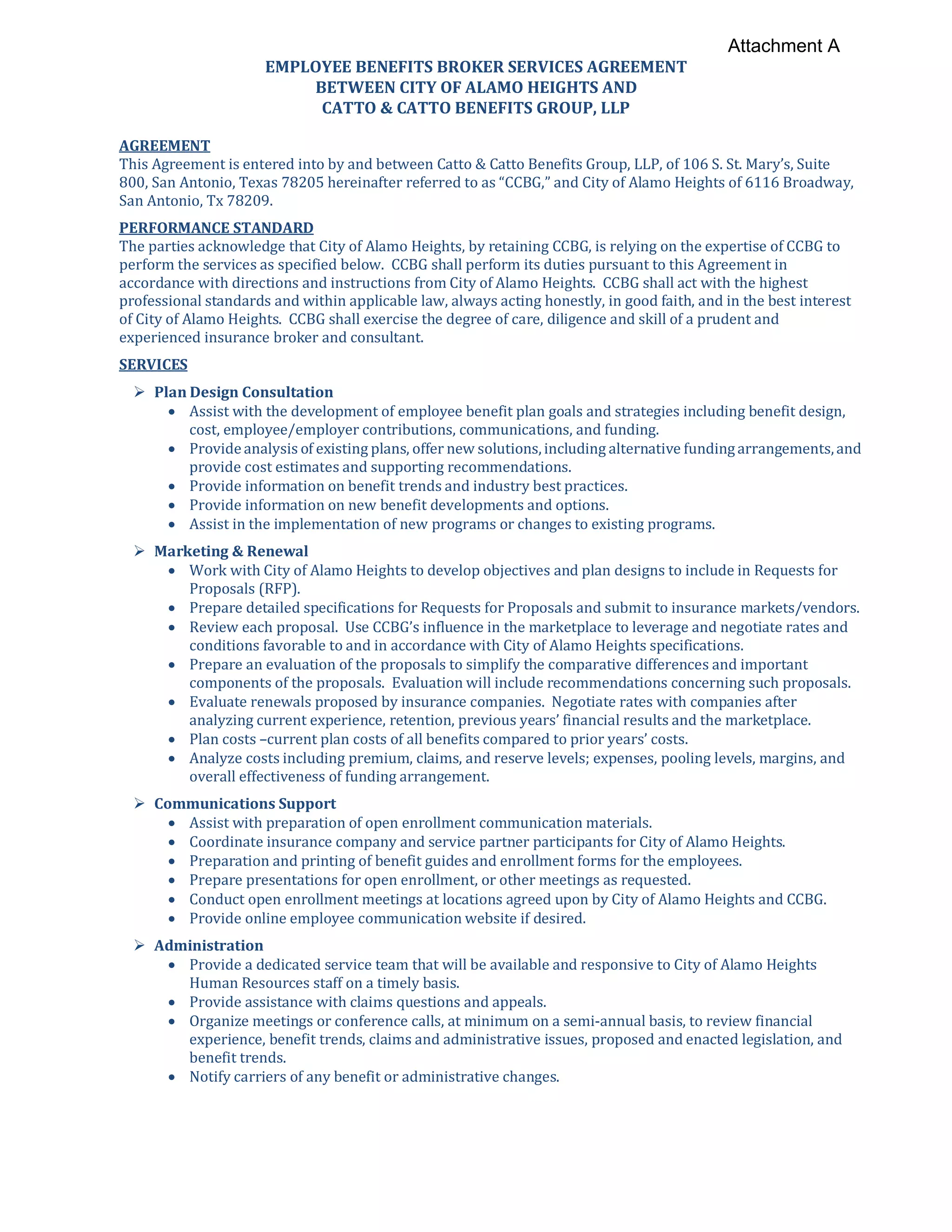 Item # 10 - Insurance Broker Renewal | PDF