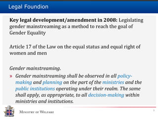 Gender equality - Magnea MARINOSDOTTIR (Iceland) | PDF