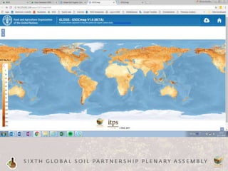 During the last year
• FAO decided to host the GSOC map
• FAO made clear it was planning to:
• provide an internet domain name, hardware and/or cloud services
• develop data product specifications with the P4WG members and
SDF
• .....
screenshot GSOC
 