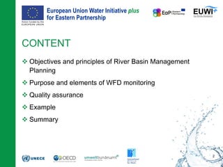“Data and monitoring to inform water management. Elements and role of ...