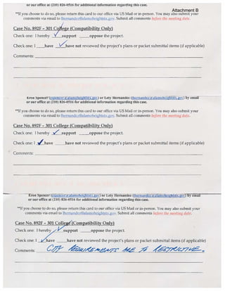 Attachment B
NAME: ADAMS
ADDRESS: 309 COLLEGE BLVD
SAN ANTONIO, TX 78209
DATE: 02/08/2022
NAME: VELMA PEREZ
ADDRESS: 306 EVANS AVE
SAN ANTONIO, TX 78209
DATE: 01/31/2022
NAME: MARTIN WEILBACHER
ADDRESS: 221 COLLEGE BLVD
SAN ANTONIO, TX 78209
DATE: 01/31/2022
 